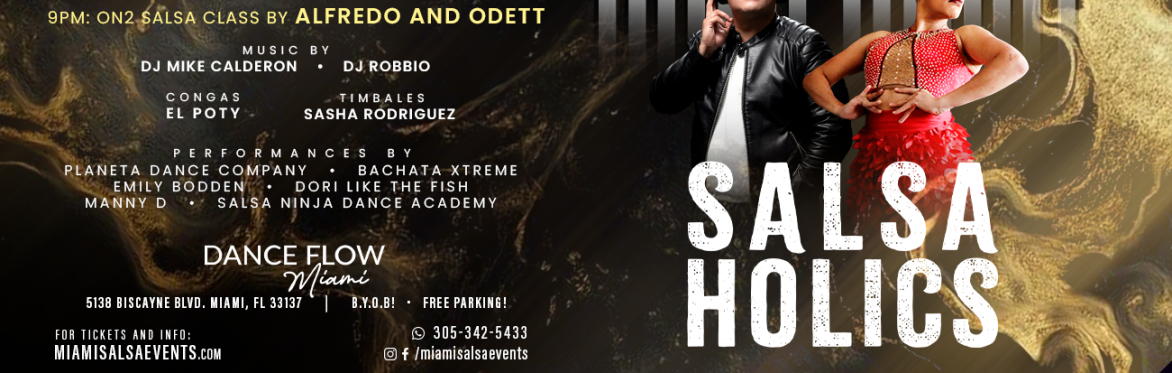 Salsaholics Gala Night at Dance Flow Miami!