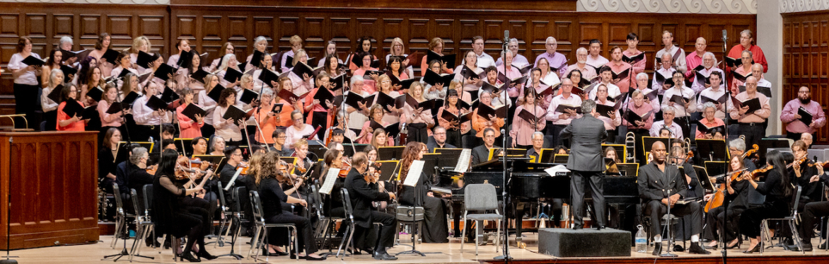 chorale with orchestra