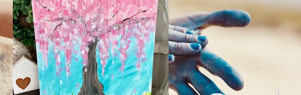 Sip and Paint "Weeping Blossoms"