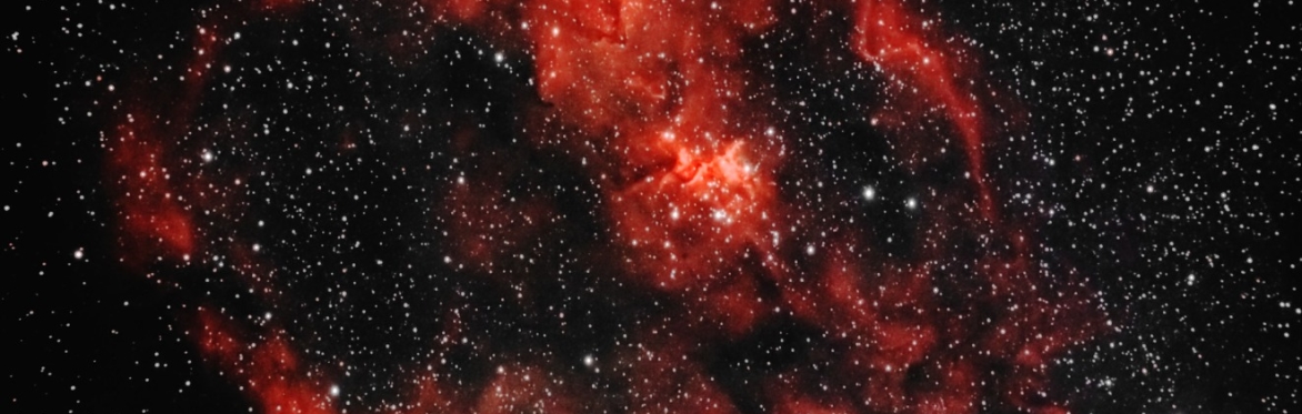 Hear and Fish head nebula over Exmoor