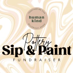 Sip and Paint Pottery Fundraiser