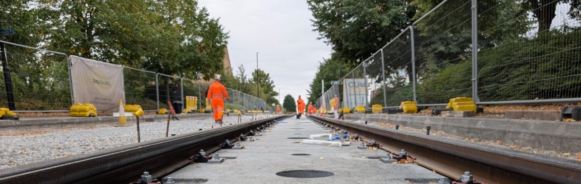 YRP West Midlands Coventry Very Light Rail Track System Site Visit