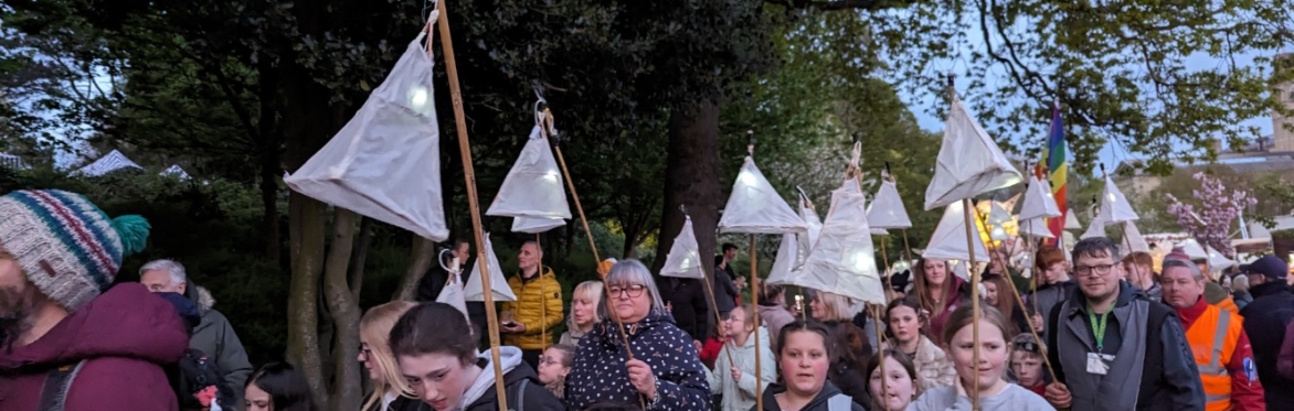 Ilkley lantern making