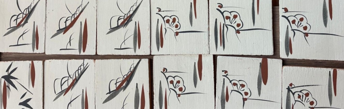 Japanese style tile decorating with Koki Kimura