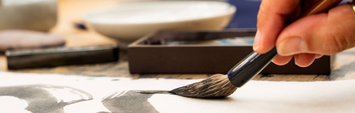 Japanese Ink Painting & Nature Connection Session 1: Ink Painting Techniques