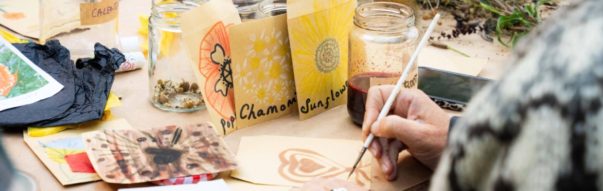 Wild Willow Kids Art Club: Bespoke Seed Packets