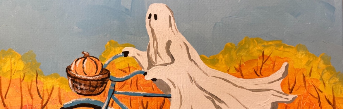 A Spooktacular Spin Paint Party! - Wild Blue Yonder