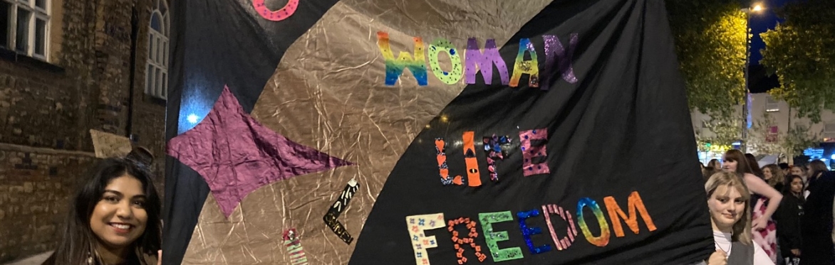 Reclaim the Night 2024 Banner Making and Print Workshop