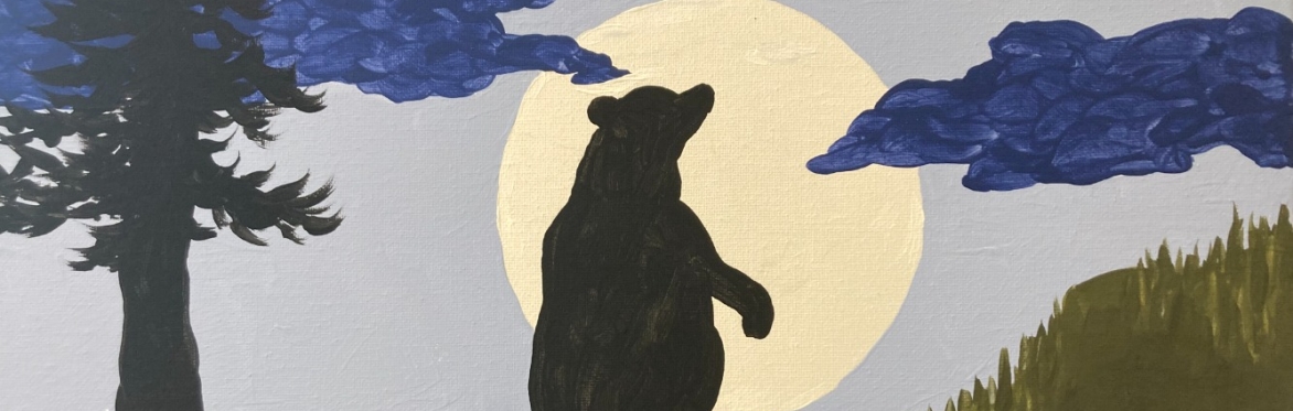 Garden of the Gods Road Bear & Moon Paint Party!