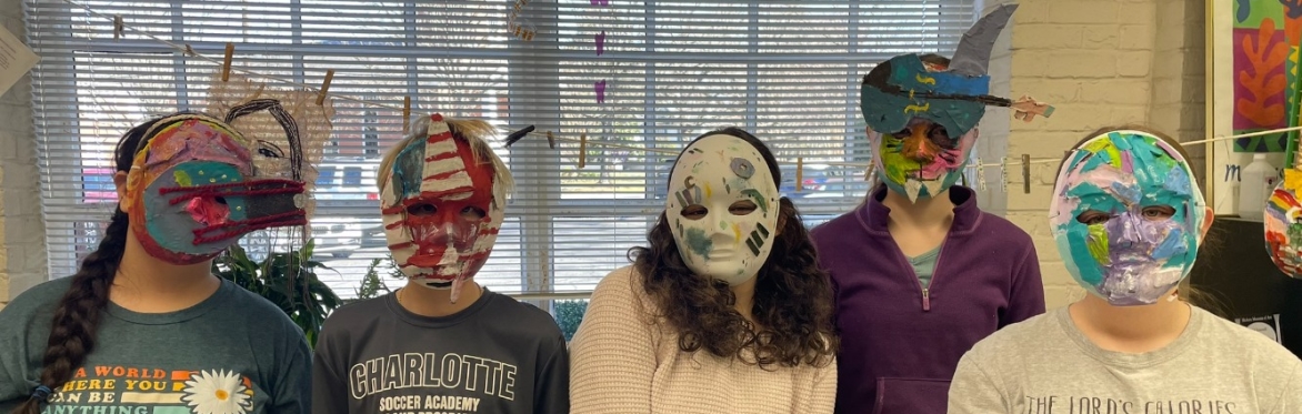 Afterschool Art Class - October - Mask-Making - High School Grades