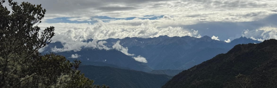 Andes Mountains from Inca Trail