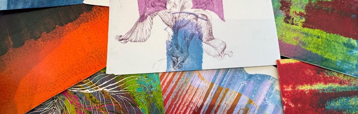 Printmaking with Bridget