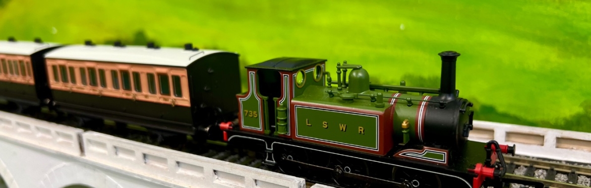 Train on For the Love of a Railway layout