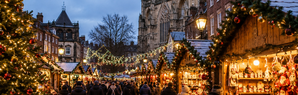 York Christmas Market and Shopping - Pay £10 Deposit