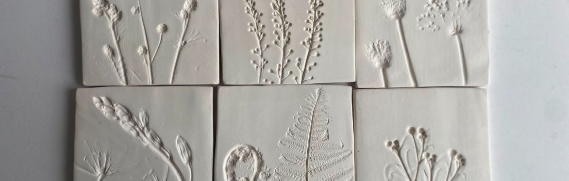 Botanical Tile Imprint Workshop with Clare Anderson & Bloom Sheffield