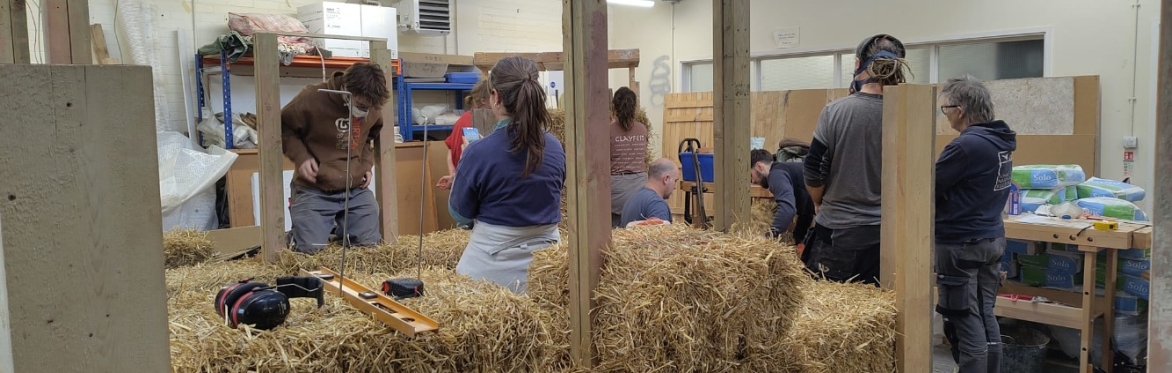 Straw Bale Mini Build!