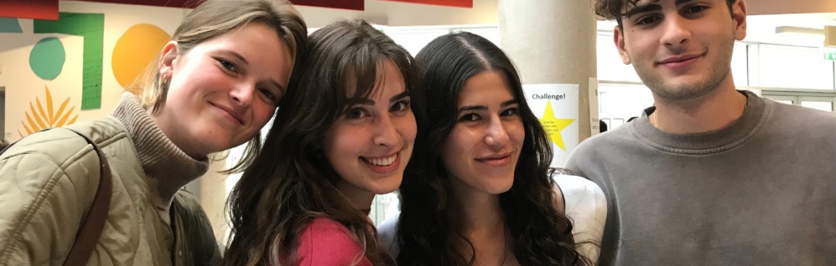 Students at a previous mixer