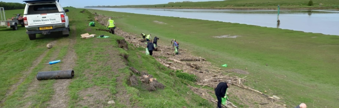 Ribble Riverbank Clean Up, at Howick Cross, Penwortham