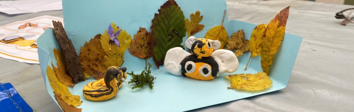 Clay animal craft session