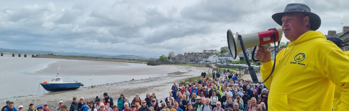 Guided Cross Morecambe Bay Arnside to Grange Walk (roughly 5 - 10 miles)