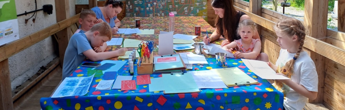 Nature Prints Art Activity PM session