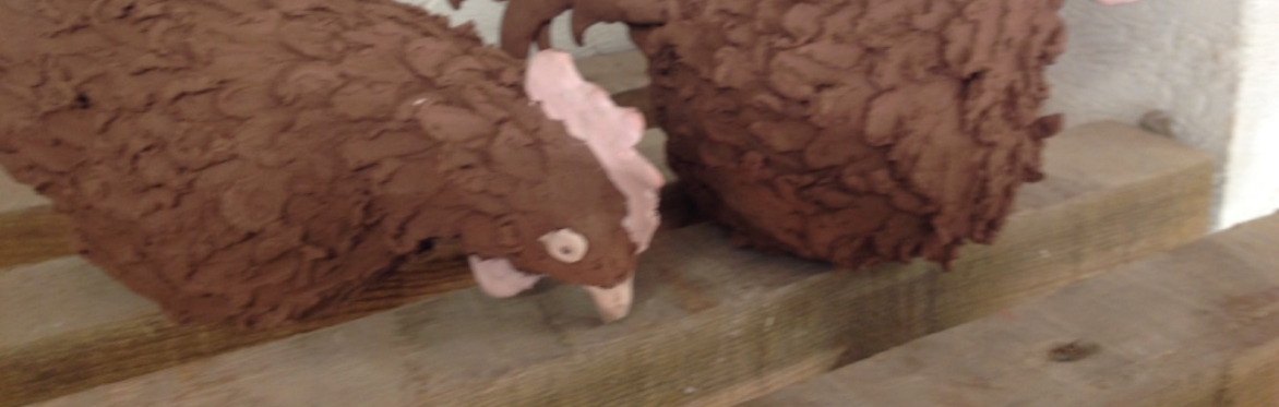 Funky Chickens; pottery workshop