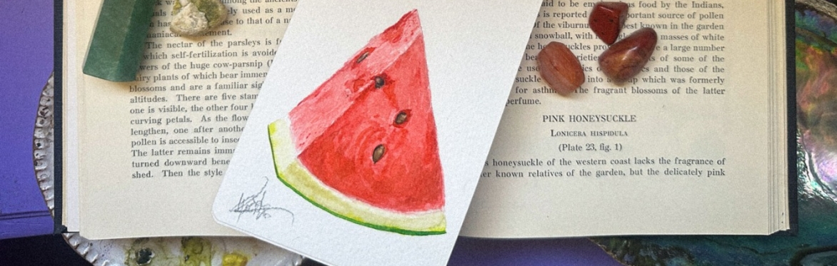 Class | Watermelons in Watercolor with Artist Kristine Toward