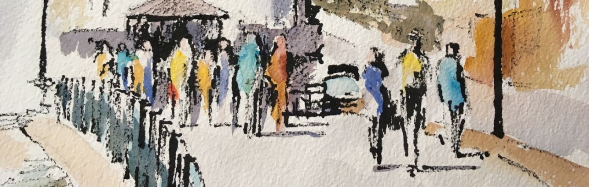 Exploring Watercolour and Inks - Landscape - Catherine Osbond