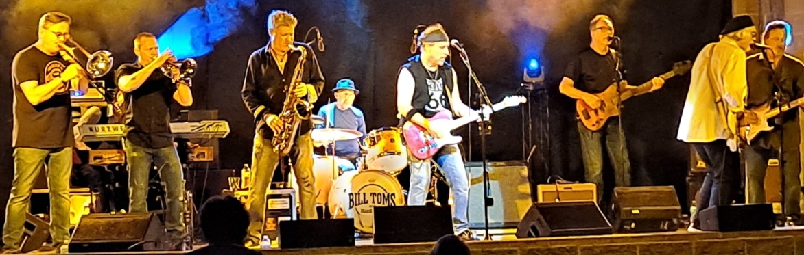 Bill Toms & Hard Rain, The Soulville Horns wsg Wil Kondrich Trio