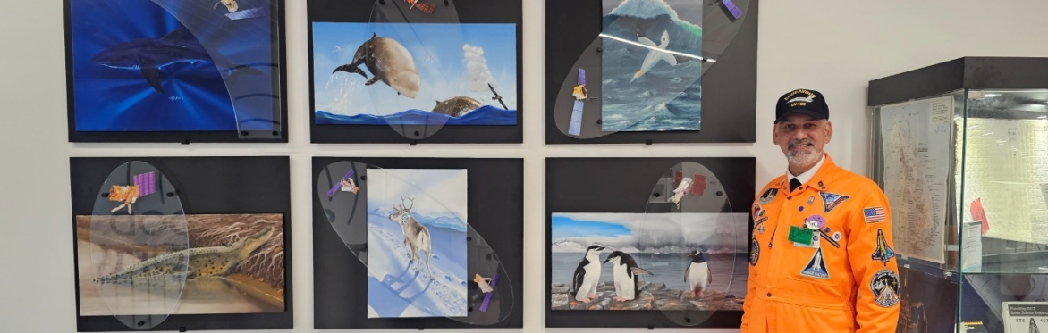 Rolf Williams Space Shuttle Display