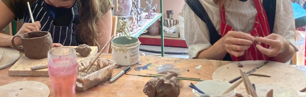 Hand building ceramics class, beginners and intermediate