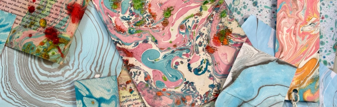 The Creative Arts Club:  Art for All | Paper Marbling