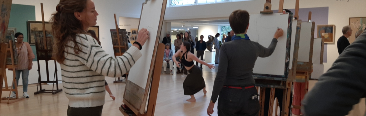 2 - delige Masterclass 'Van stilstand naar beweging: 'Modeltekenen met dansers'.