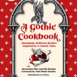 A front cover of A Gothic Cookbook by Pino & Buchan