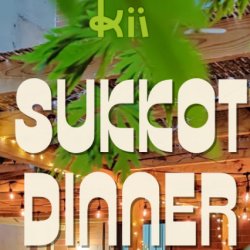 First night Sukkot Dinner under the stars