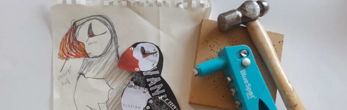 Recycled Tin Workshop - Create a Puffin