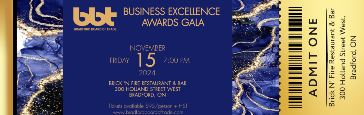 2024 BBT Business Excellence Awards Gala - SPONSORSHIPS
