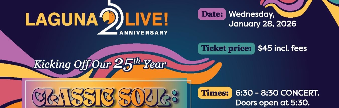 Classic Soul with the Laguna Live! All Stars featuring Jason Feddy