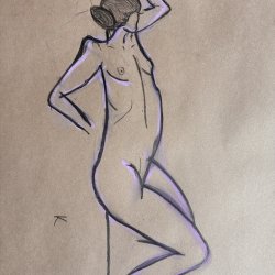 Life drawing by @kmblifedraw