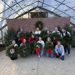 Wreaths with Wine