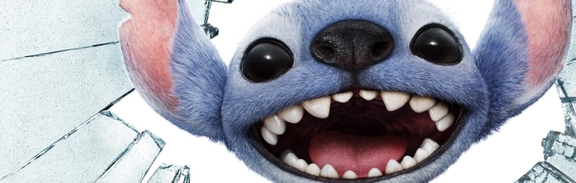 Stitch evoking hilarious havoc.