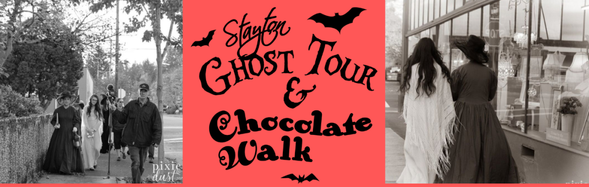 Characters on Ghost Tour and Chocolate Walk