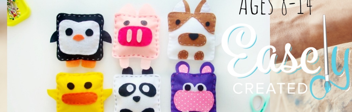 Kids Beginner Sewing Class: Felt Plushie Ages 8-14