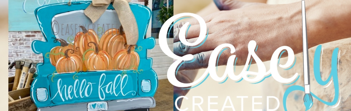 Large Fall Truck Door Hanger Paint Class