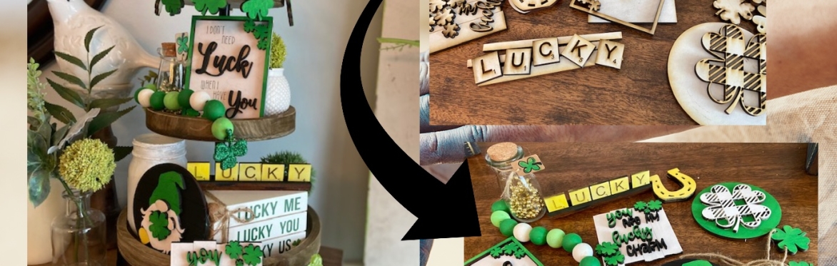 March Tiered Tray Kits: St Patrick's