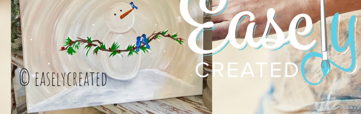 Virtual Paint Night: Primitive Snowman