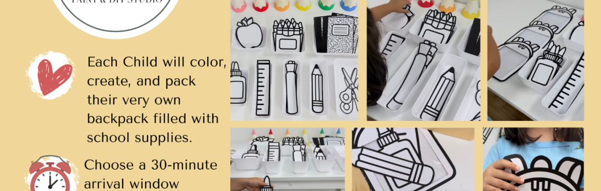 Color Experience " Back to School" Ages 3-6