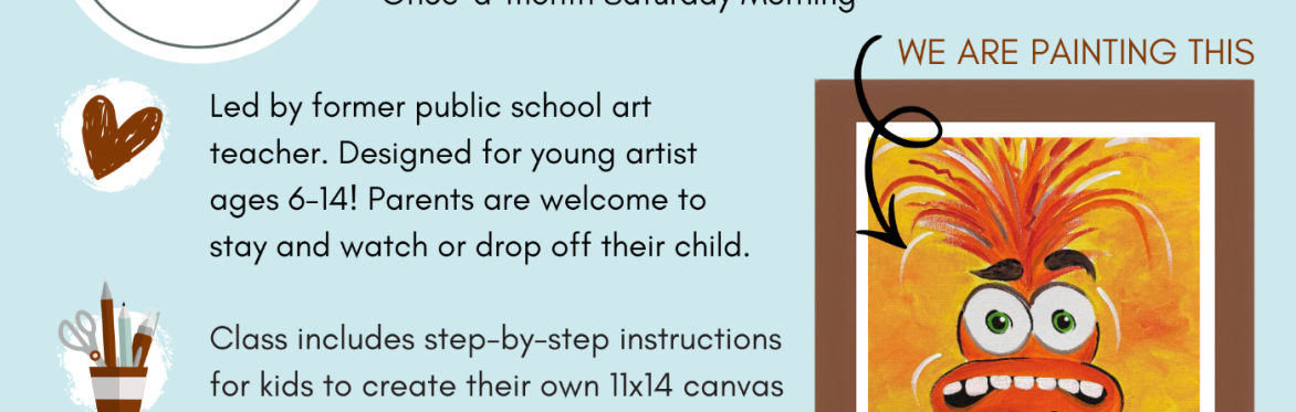 Creative Kids Paint Class Ages 6-14