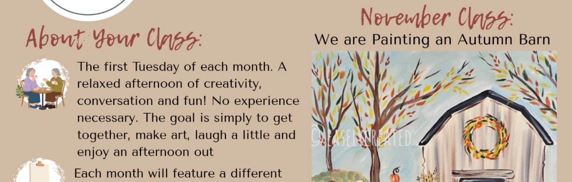 Creative Connections: A Monthly Art Social for ages 55+