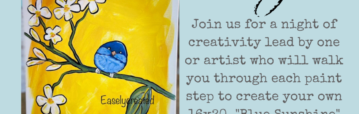 Paint Night Blue Sunshine